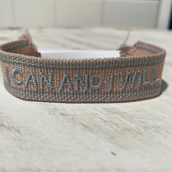 FEEL GOOD BRACELET - I CAN AND I WILL