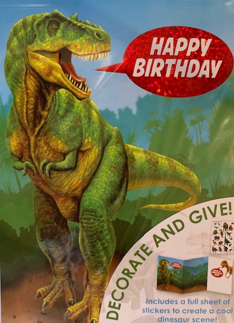 DECORATE YOUR OWN - DINOSAUR CARD - A. Dodson's