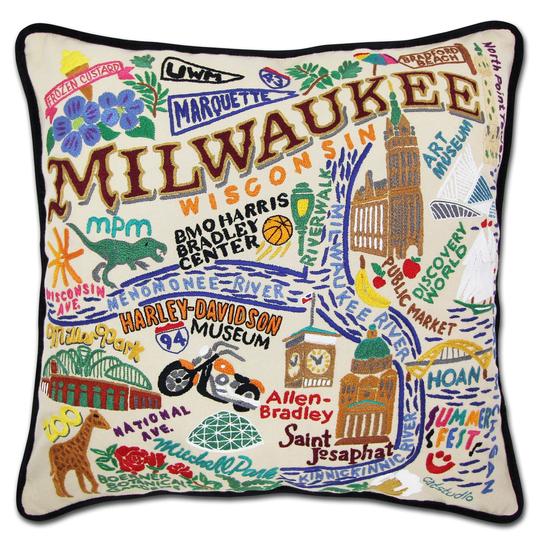 MILWAUKEE PILLOW BY CATSTUDIO - A. Dodson's