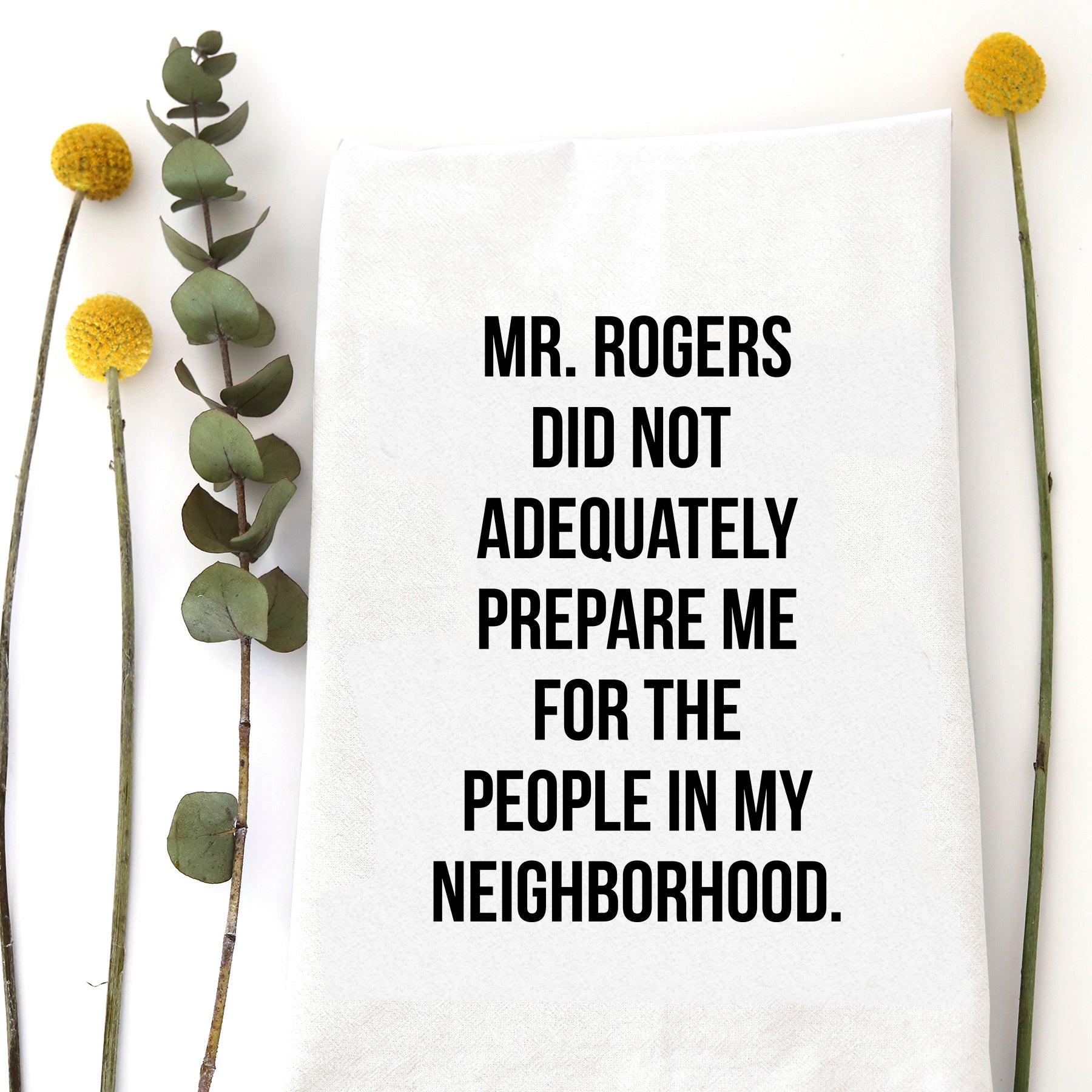 TEA TOWEL: MR. ROGERS - A. Dodson's