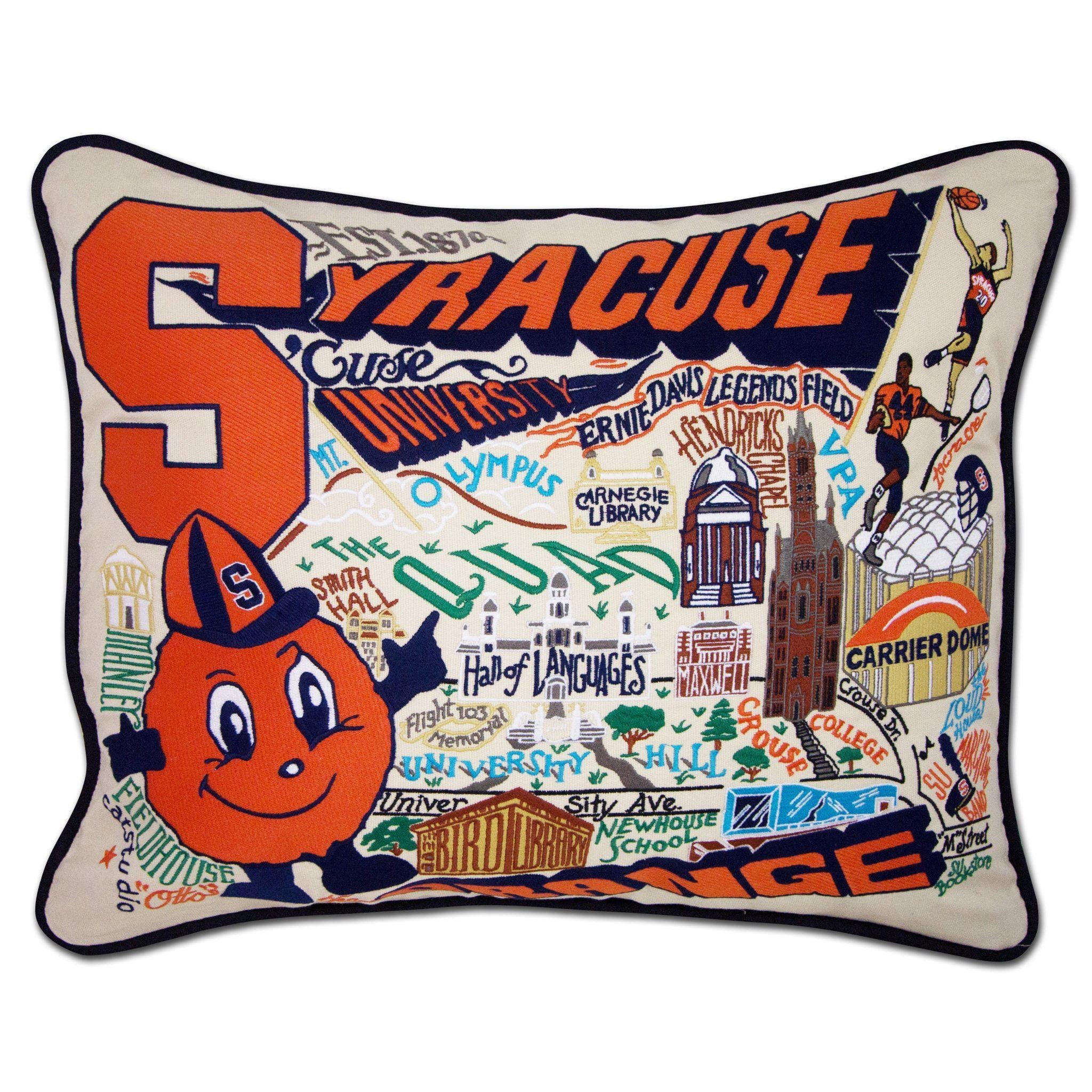 SYRACUSE UNIVERSITY PILLOW BY CATSTUDIO - A. Dodson's